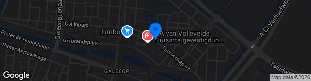 Map showing Thorbeckepark