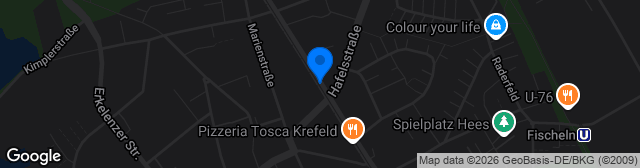 Map showing Sportplatz Kölner Straße