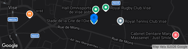 Map showing Stade de la Cité de l'Oie