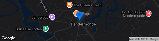 Map showing Stadion Dendermonde