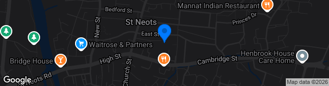 Map showing Rowley Park Stadium