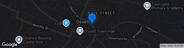 Map showing Ingfield Stadium