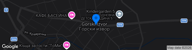 Map showing Stadion Gorski Izvor