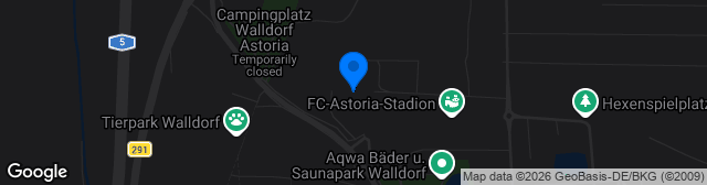 Map showing Waldstadion