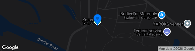 Map showing Stadion Kolos Halych