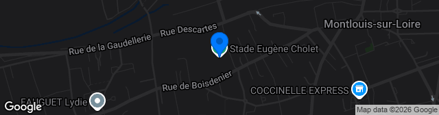 Map showing Stade Eugène Cholet 1 - Terrain Emmanuel Petit