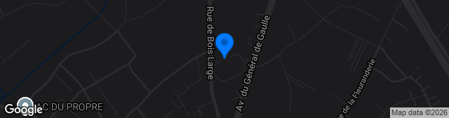 Map showing Stade Jean Bizet