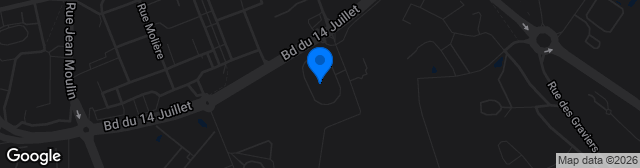 Map showing Stade Mathieu Bodmer 2