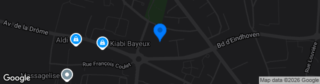 Map showing Stade Henry Jeanne