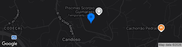 Map showing Campo Gémeos Castro