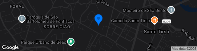 Map showing Estádio Abel Alves de Figueiredo