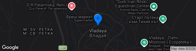 Map showing Stadion Vladaia