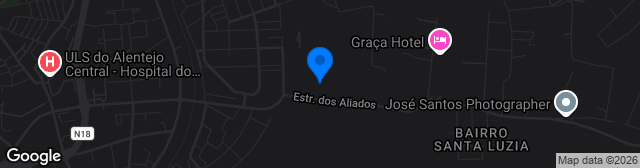 Map showing Campo Do Sport Lisboa e Évora