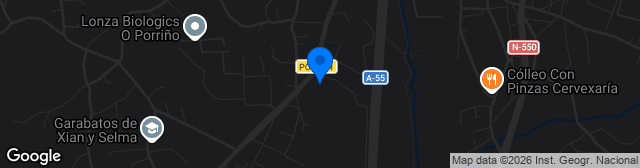 Map showing Campo de futbol do Carballo