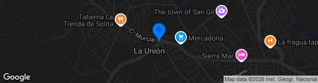 Map showing Estadio Municipal