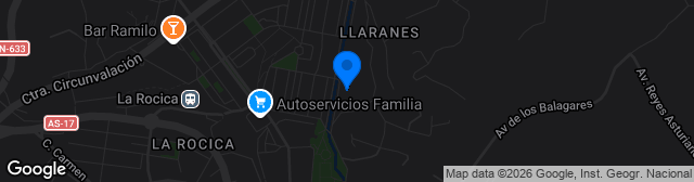 Map showing Campo Muro de Zaro