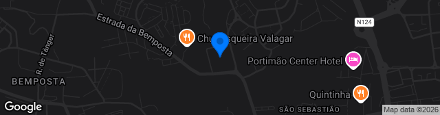 Map showing Estádio Dois Irmãos