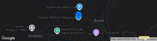Map showing Beltrán Baguena