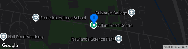 Map showing Hull University Sports Ground