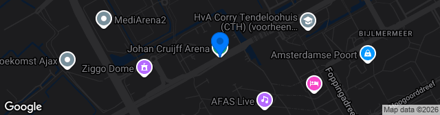 Map showing Johan Cruijff Arena