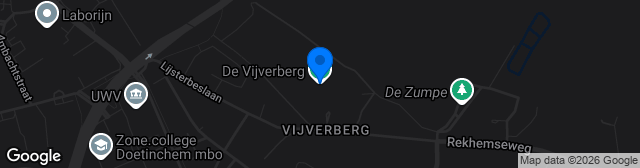Map showing Stadion De Vijverberg