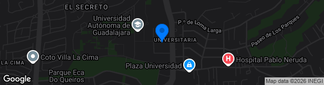 Map showing Estadio Tres de Marzo