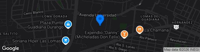 Map showing Estadio Francisco Zarco