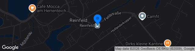 Map showing Rasenplatz Reinfeld