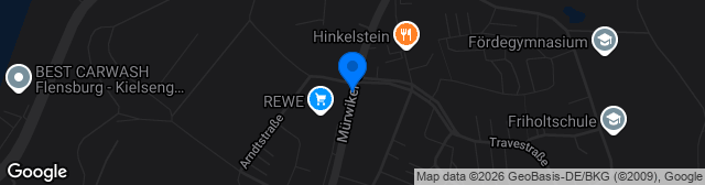 Map showing Stadion Mürwiker Straße