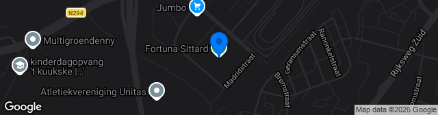 Map showing Fortuna Sittard Stadion