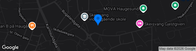 Map showing Djervbanen
