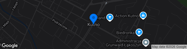 Map showing Stadion Miejski im. Henryka Reymana