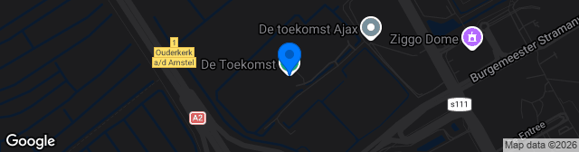 Map showing Sportpark De Toekomst