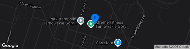 Map showing Stadion Towarzystwa Sportowego Gwarek