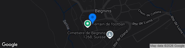 Map showing Centre sportif de Fleuri
