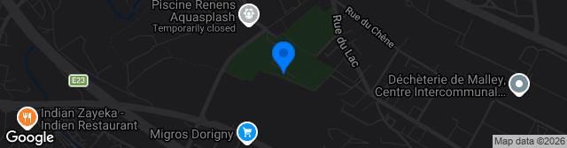 Map showing Stade du Censuy