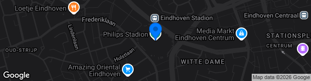 Map showing Philips Stadion