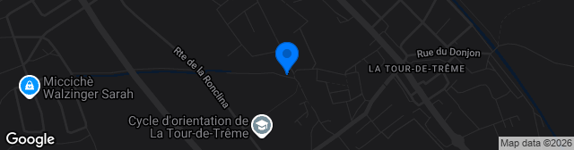 Map showing Parc des Sports Nestlé