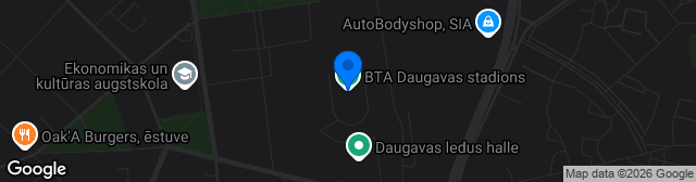 Map showing Daugavas Stadionā