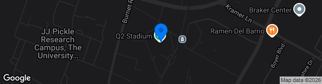 Map showing Q2 Stadium