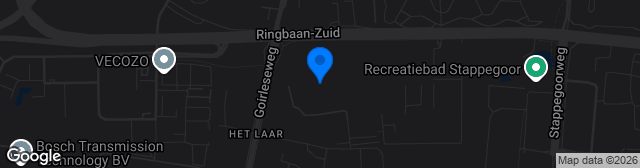 Map showing Koning Willem II Stadion