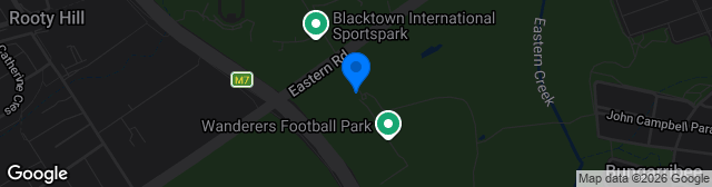 Map showing Blacktown Football Park 1