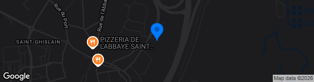 Map showing Stade Saint Lo