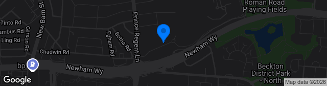 Map showing Terence MacMillan Stadium