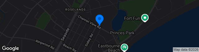 Map showing The Oval