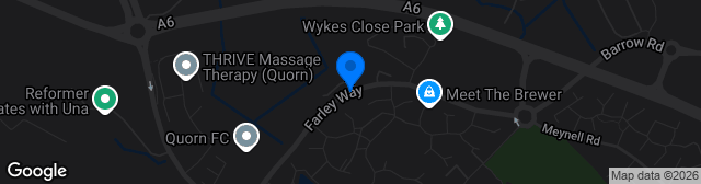 Map showing Farley Way Stadium