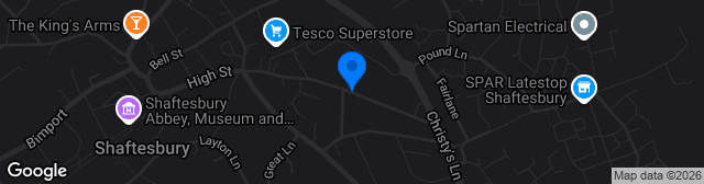 Map showing Cockrams Ground