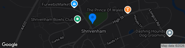 Map showing The Recreation Ground