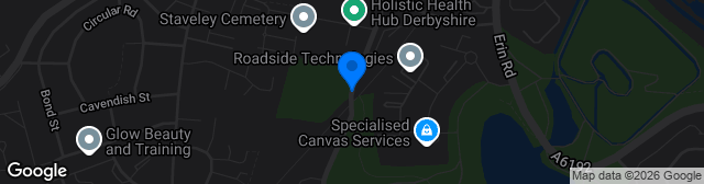 Map showing Inkersall Road