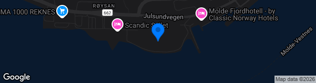 Map showing Aker Stadion